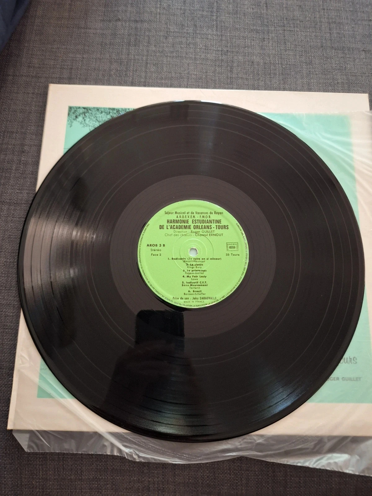 33T Vinyl Harmonie Estudiantines Academie Orleans Tours Royan 1977 AROB 3 – photo 5